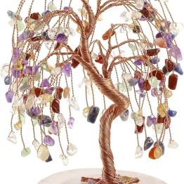 Tianshu Wealth Crystal Tree丨7 Chakra Money Tree Feng Shui Crystal