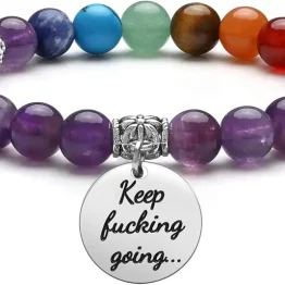 7 Chakra Stone Bead Bracelets丨Healing Crystals for Women Men