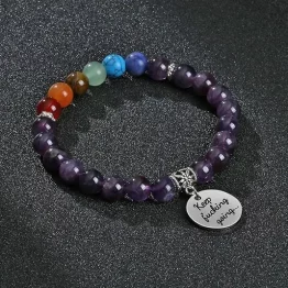 2Chakra Stone Bead Bracelets